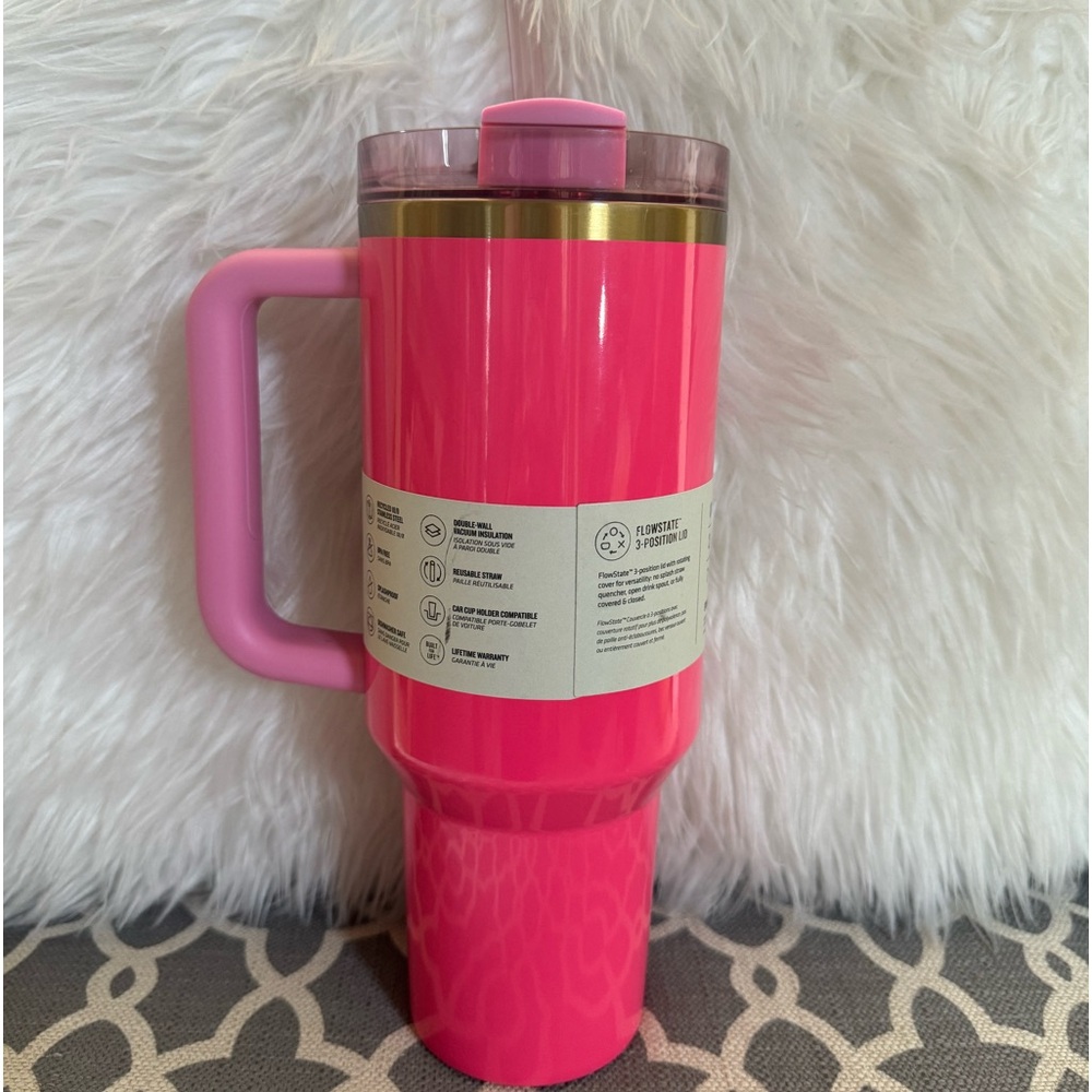 Stanley Pink Parade Quencher H2O Tumbler 40oz - Picture 2 of 5